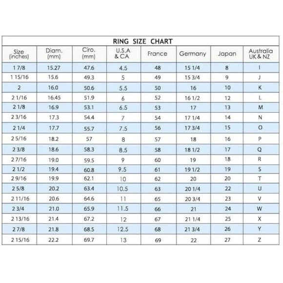 Blue Cubic Zirconium Fashion Ring Size 7 - Picture 4 of 4